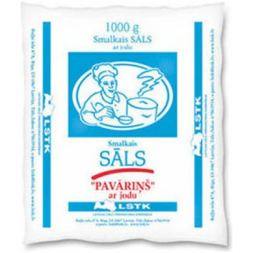 Smalkais sāls ar jodu " Pavāriņš"