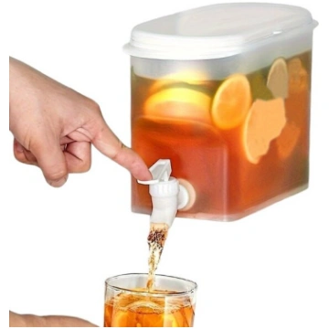 Ledusskapja dzērienu dozators ar krānu, 3.5L/1 gal