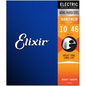 Elixir Nanoweb 10-46 el.ģitāras stīgas