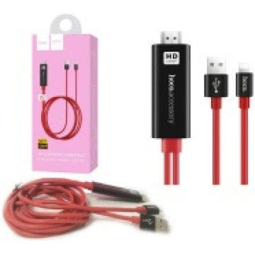 Adapteris HOCO UA4 - iPhone lightning uz HDMI, 2m