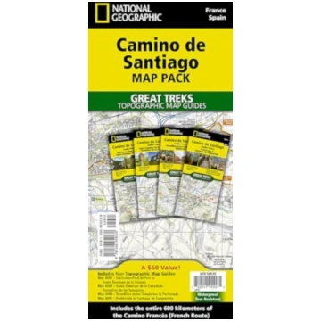 Camino de Santiago Map Map Pack Bundle Bookshop