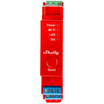 Shelly Pro 1PM DIN Rail Switch with Power measurem