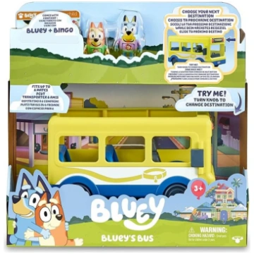 Bluey skolas autobuss, autobuss Cole 2 personāžiem