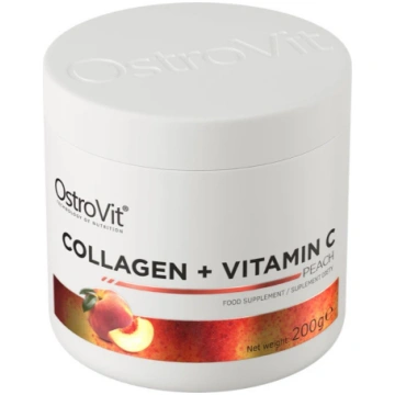 OstroVit kolagēns + C vitamīns, persiks - 200 gram