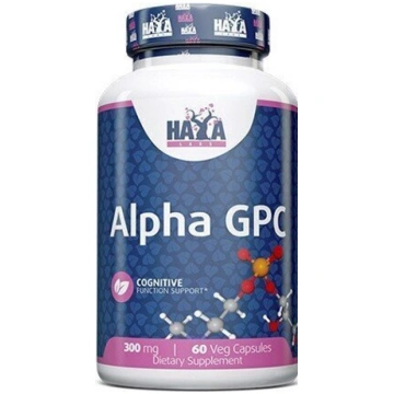 Haya Labs Alpha GPC 300 mg 60 vege kapsulas