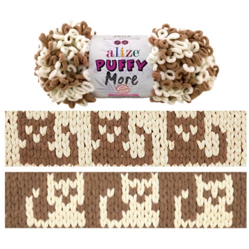 ALIZE PUFFY MORE - cilpiņdzija ar iespēju veidot d
