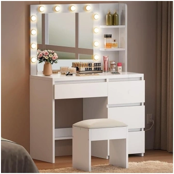 YITAHOME Dressing Table with Lighting, Dressing Ta