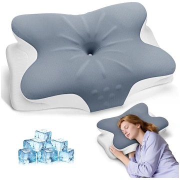 ZRSDIXKI Memory Foam Cervical Pillow Ergonomisks k