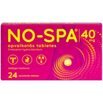NO-SPA 40 mg apvalkotās tabletes, N24