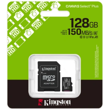 Kingston Canvas Select Plus microSDXC C10 UHS-1 12