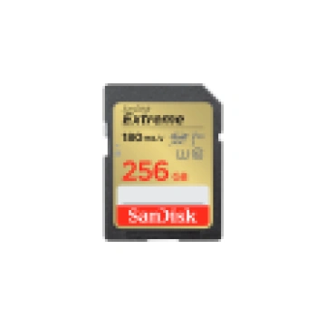 SANDISK Extreme 256GB SDXC Memory Card + 1 year Re