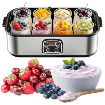 Jogurt-Maschine mit 8 Gläsern, 1400 ml elektrische
