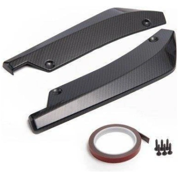 Carbon Fiber Rear Bumper Lip Splitter & Chin Spoil