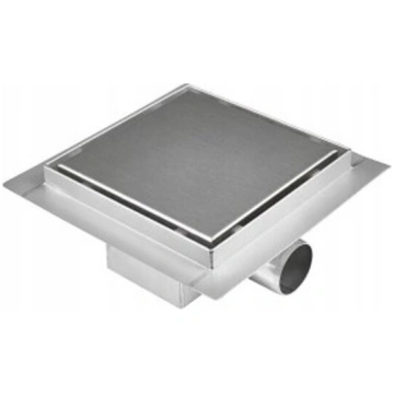 Kvadrāta dušas noteka Mexen Flat, 15x15 cm, inox