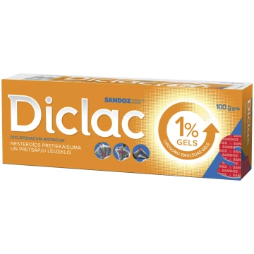 DICLAC 1 % gels, 100 g