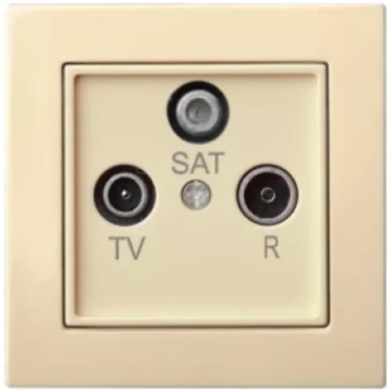 LIREGUS EPSILON SMILŠU rozete TV+R+SAT caurejošā B