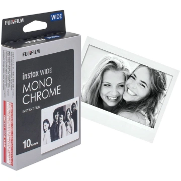 Fujifilm Instax Film wide monochrome melnbaltā Mom