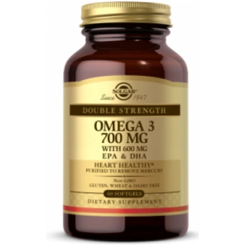 Double Strength Omega-3 700 mg Solgar 60 softgels