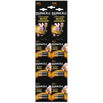 Duracell Duralock Original AAA LR03 1.5V batteries