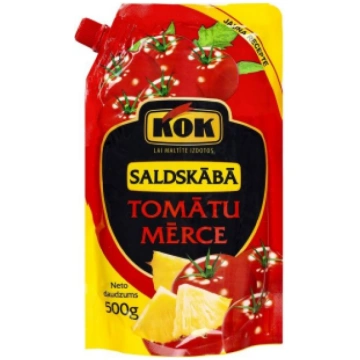 Mērce tomātu saldskābā Kok stāvpakā 500g