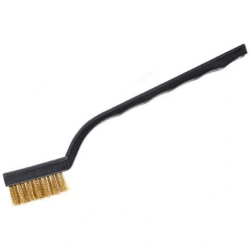 Brass wire brush 170mm - Brush for removing paint 