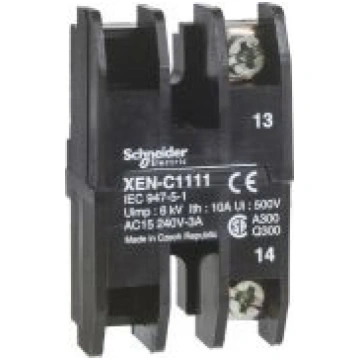 Contact block, Harmony XAC, single contact, spring