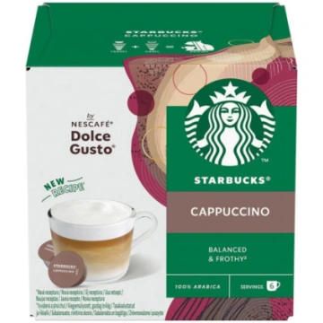 Nescafe Dolce Gusto Starbucks Cappuccino, 6+6 pcs 