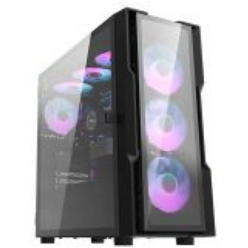 Darkflash Darkflash DK431 Glass Computer Case + 4 