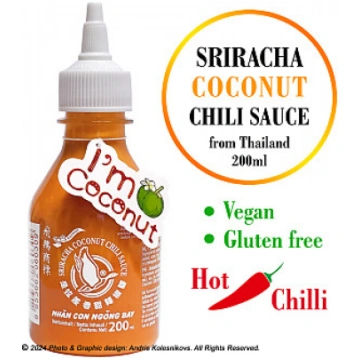FLYING GOOSE Sriracha Coconut Chilli - Kokosriekst