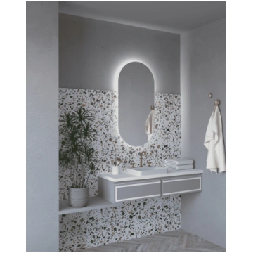 Stikla Serviss LED spogulis BIANCA 60X40BIA