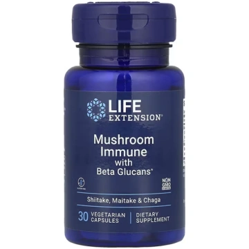 Life Extension, Mushroom Immune with Beta Glucans,