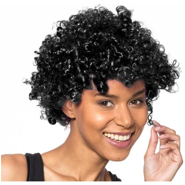 Afro parūka - MELNA