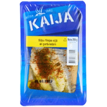 Siļķu fileja eļļā KAIJA ar garšvielām 250g