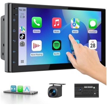 Haudio 2 Din Autoradio mit Wireless CarPlay & Andr