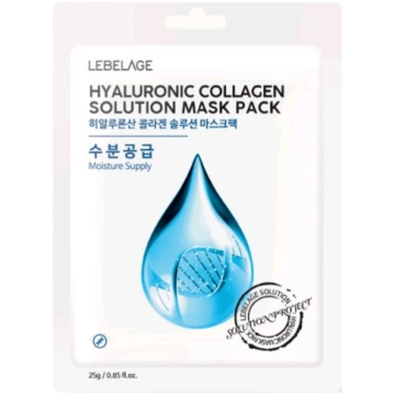 LEBELAGE HYALURONIC COLLAGEN Auduma sejas maska ar