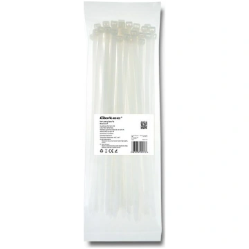 Self-locking Cable Tie 7.2x300mm nylon UV White ( 