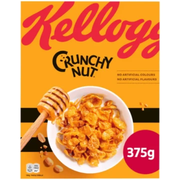 Brokastu pārslas Kellogg"s Crunchy Nut 375g