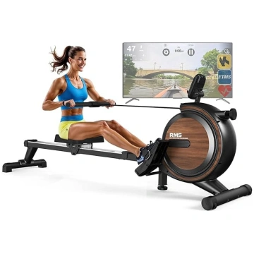 Air Rowing Machine ar regulējamu pretestību, airēš