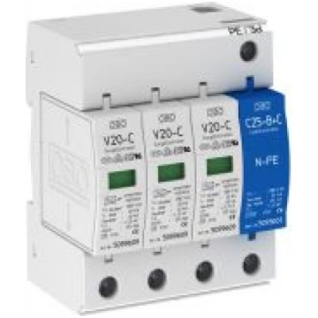 Pārsprieguma novadītājs, 3 polu + NPE, 280V, V20-C