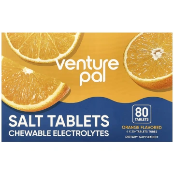 Venture Pal, Salt Tablets Chewable Electrolytes, O