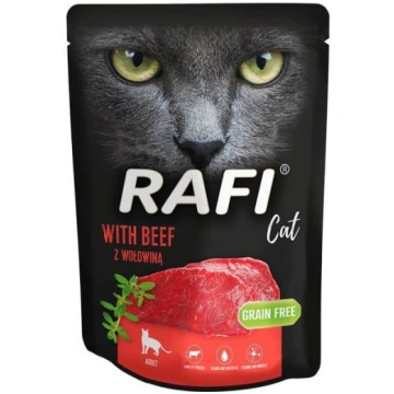 DOLINA NOTECI RAFI CAT liellopu gaļa - Mitrā kaķu 