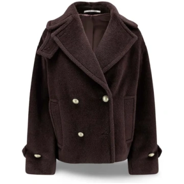 Caban donna Sheila in alpaca Moro - 38