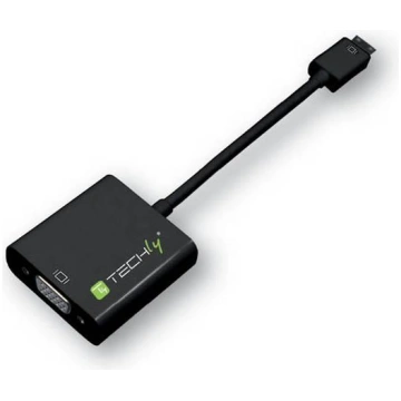 Techly HDMI mini (C) male to VGA female converter
