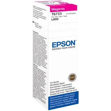 Epson T6733 - magenta - original - ink refill C13T