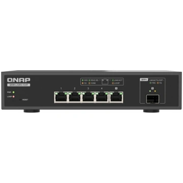 Switch Qnap QSW-L3205-1C4T | Lite managed 5 portow