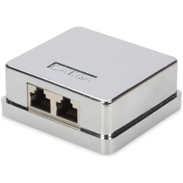 Digitus CAT 6A Surface Mount Box, 2-port DN-93713