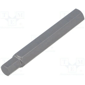Screwdriver bit; hex key; HEX 8mm; Socket size: 10