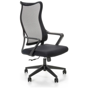 LORETO swivel armchair, black