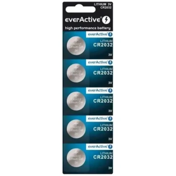Everactive CR2032 Lithium 3V Tablet Battery (5BB) 