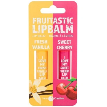 Lūpu bāze 2K Fruitastic Fresh Vanilla & Sweet Cher